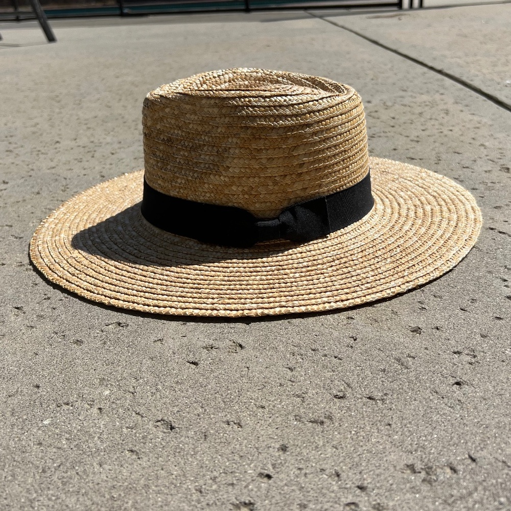 GIGI PIP Wide Brim Straw Hat